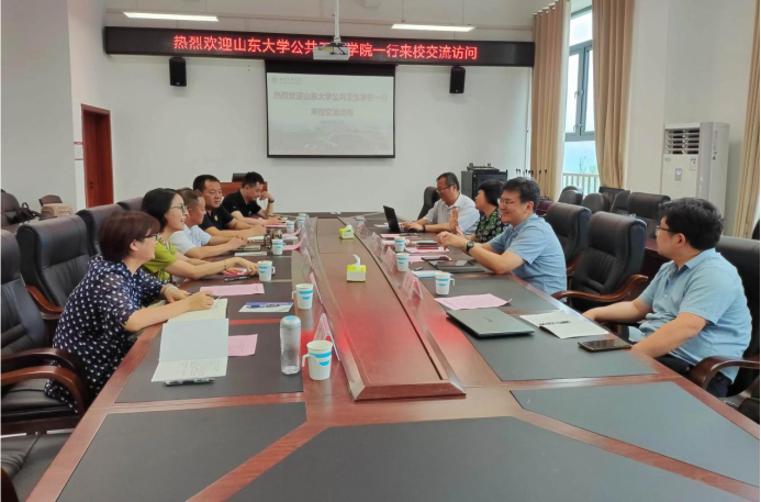 山东大学Mksport体育一行来校交流访问